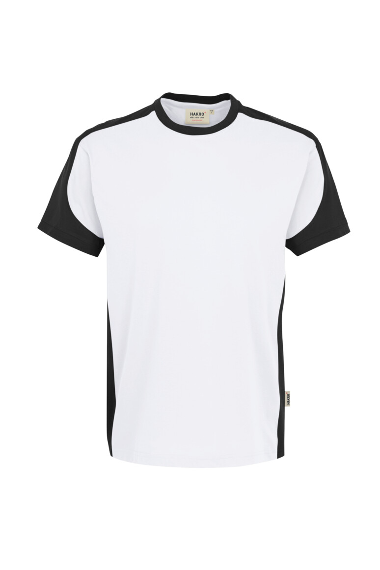 T-Shirt Mikralinar® Burggruber Contrast HAKRO | Textilveredelung